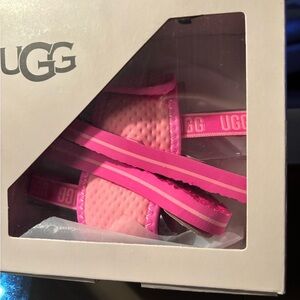 UGG Bright Pink Kids Flip Flops